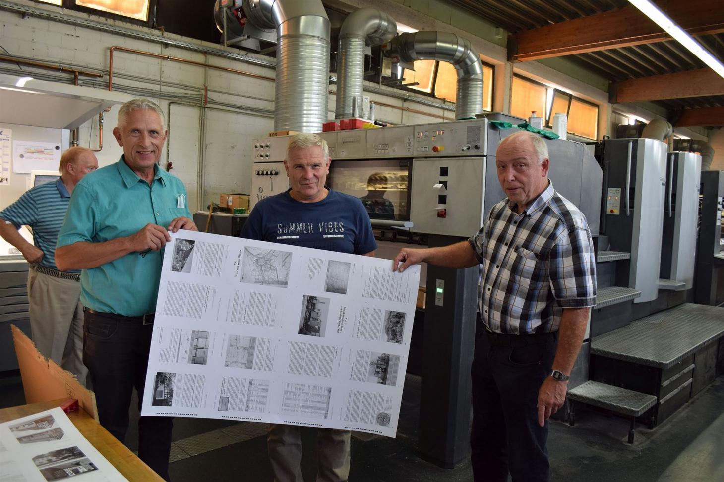 Druck der Chronik